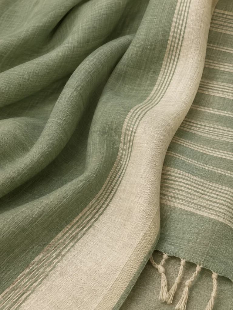 Cotton saree fabric and border